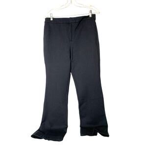 Soft Surroundings Slacks 10P Black High Rise Heavy Weight Stretch Pockets